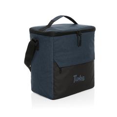Vue Sac isotherme en rPET AWARE™ Kazu de couleur bleu| Krokrodeal