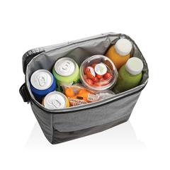 Vue Sac isotherme en rPET AWARE™ Kazu de couleur gris| Krokrodeal