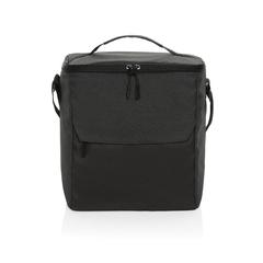 Vue Sac isotherme en rPET AWARE™ Kazu de couleur noir| Krokrodeal