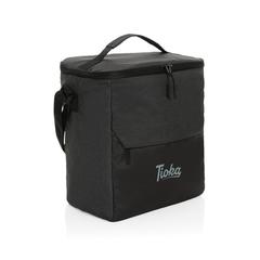 Vue Sac isotherme en rPET AWARE™ Kazu de couleur noir| Krokrodeal