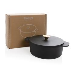 Vue Cocotte 23cm en fonte Ukiyo de couleur noir| Krokrodeal