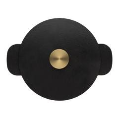 Vue Cocotte 23cm en fonte Ukiyo de couleur noir| Krokrodeal