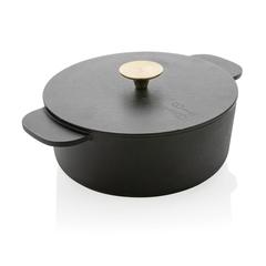 Vue Cocotte 23cm en fonte Ukiyo de couleur noir| Krokrodeal