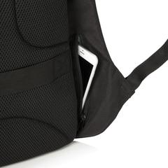 Vue Sac à dos antivol à ordinateur 15,6” de couleur noir| Krokrodeal