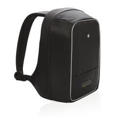 Vue Sac à dos antivol à ordinateur 15,6” de couleur noir| Krokrodeal