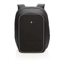 Vue Sac à dos antivol à ordinateur 15,6” de couleur noir| Krokrodeal