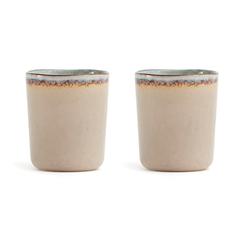 Vue VINGA Set de 2 mugs Nomimono de couleur beige| Krokrodeal