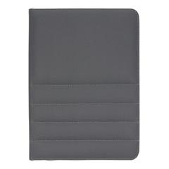 Vue Conférencier A4 zippé Impact en rPET AWARE™ de couleur gris| Krokrodeal