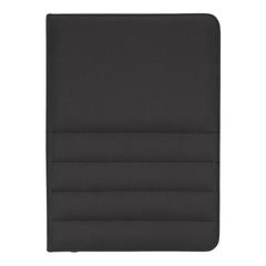 Vue Conférencier A4 zippé Impact en rPET AWARE™ de couleur noir| Krokrodeal