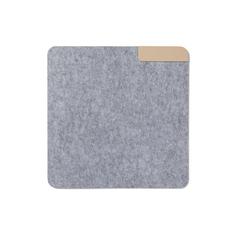 Vue VINGA Tapis de souris en feutre recyclé GRS Albon de couleur gris| Krokrodeal