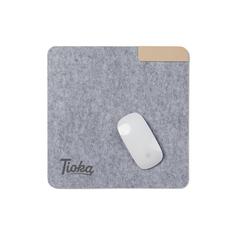 Vue VINGA Tapis de souris en feutre recyclé GRS Albon de couleur gris| Krokrodeal