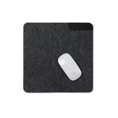 Vue VINGA Tapis de souris en feutre recyclé GRS Albon de couleur noir| Krokrodeal