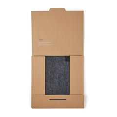 Vue VINGA Tapis de souris en feutre recyclé GRS Albon de couleur noir| Krokrodeal