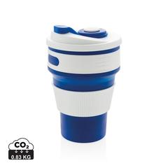 Vue Mug en silicone pliable de couleur bleu| Krokrodeal
