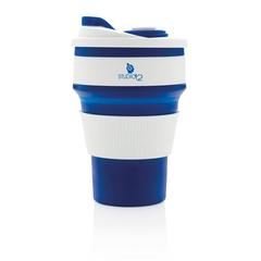 Vue Mug en silicone pliable de couleur bleu| Krokrodeal