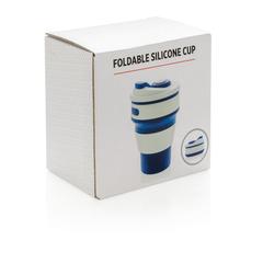 Vue Mug en silicone pliable de couleur bleu| Krokrodeal