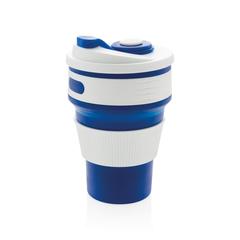 Vue Mug en silicone pliable de couleur bleu| Krokrodeal