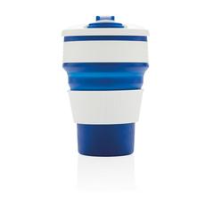 Vue Mug en silicone pliable de couleur bleu| Krokrodeal