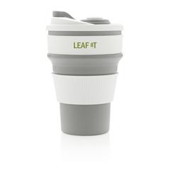 Vue Mug en silicone pliable de couleur gris| Krokrodeal