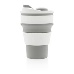 Vue Mug en silicone pliable de couleur gris| Krokrodeal