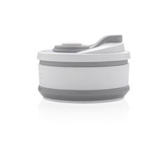 Vue Mug en silicone pliable de couleur gris| Krokrodeal