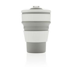 Vue Mug en silicone pliable de couleur gris| Krokrodeal