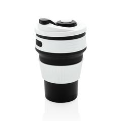 Vue Mug en silicone pliable de couleur noir| Krokrodeal