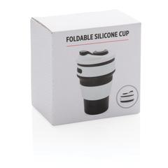 Vue Mug en silicone pliable de couleur noir| Krokrodeal