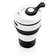 Vue Mug en silicone pliable de couleur noir| Krokrodeal