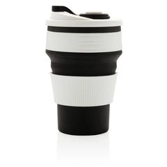 Vue Mug en silicone pliable de couleur noir| Krokrodeal
