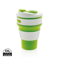Vue Mug en silicone pliable de couleur vert| Krokrodeal