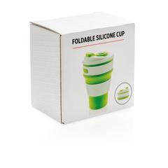 Vue Mug en silicone pliable de couleur vert| Krokrodeal
