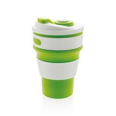 Vue Mug en silicone pliable de couleur vert| Krokrodeal