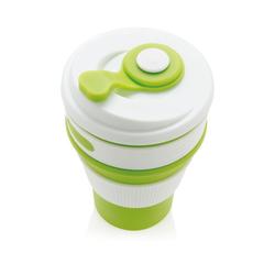 Vue Mug en silicone pliable de couleur vert| Krokrodeal