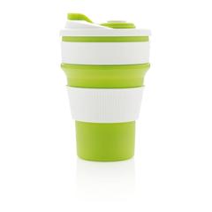Vue Mug en silicone pliable de couleur vert| Krokrodeal