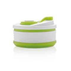Vue Mug en silicone pliable de couleur vert| Krokrodeal
