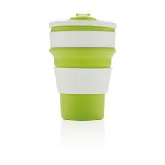 Vue Mug en silicone pliable de couleur vert| Krokrodeal