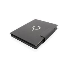 Vue Conférencier A4 avec chargeur induction 10W Artic de couleur noir| Krokrodeal