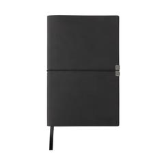Vue Carnet de notes A5 Deluxe à couverture souple de couleur noir| Krokrodeal