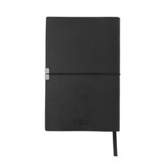 Vue Carnet de notes A5 Deluxe à couverture souple de couleur noir| Krokrodeal