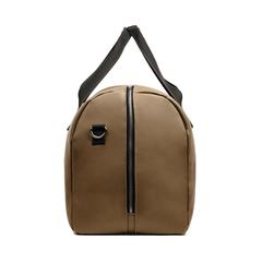 Vue VINGA Sac week-end en PU recyclé RCS Bermond de couleur marron| Krokrodeal