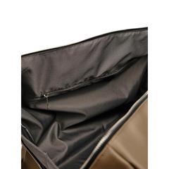 Vue VINGA Sac week-end en PU recyclé RCS Bermond de couleur marron| Krokrodeal