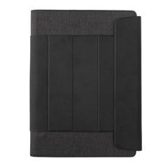 Vue Housse pour ordinateur portable et station de travail Fiko de couleur noir| Krokrodeal