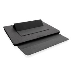 Vue Housse pour ordinateur portable et station de travail Fiko de couleur noir| Krokrodeal