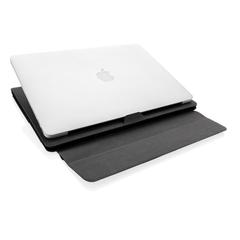 Vue Housse pour ordinateur portable et station de travail Fiko de couleur noir| Krokrodeal
