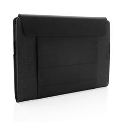 Vue Housse pour ordinateur portable et station de travail Fiko de couleur noir| Krokrodeal