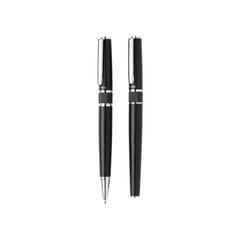 Vue Set stylos Swiss Peak de couleur noir| Krokrodeal