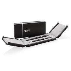 Vue Set stylos Swiss Peak de couleur noir| Krokrodeal