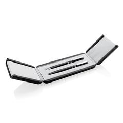 Vue Set stylos Swiss Peak de couleur noir| Krokrodeal