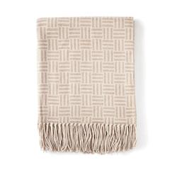 Vue VINGA Plaid Lenox de couleur marron| Krokrodeal